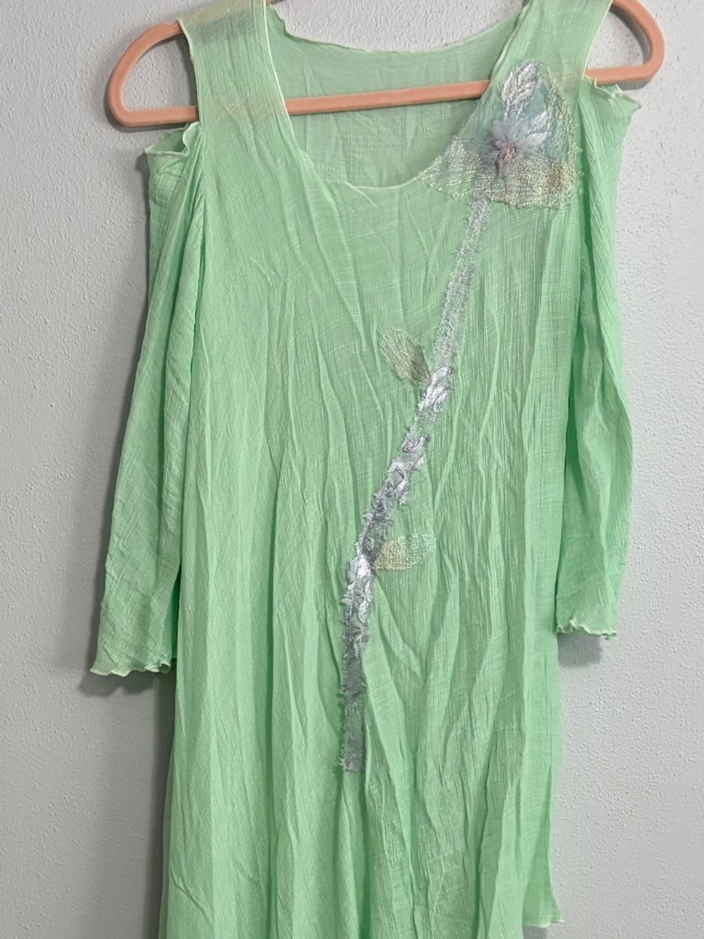 Lee Andersen long green tunic size small